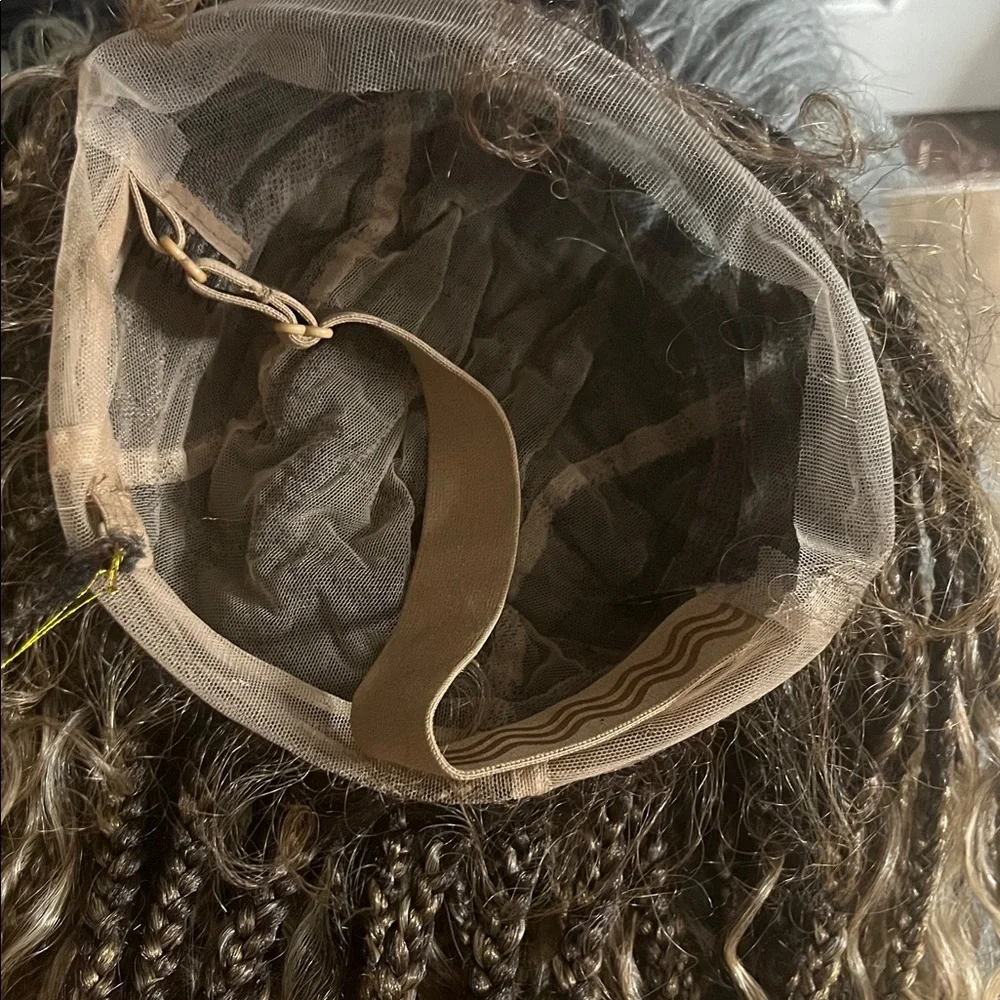 Ombre Blonde Braided  full lace Wig